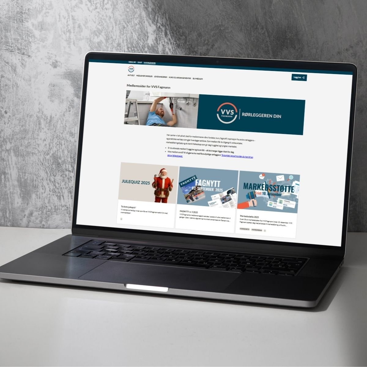 VVS Fagmann medlemssider