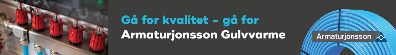 Nytt gulvvarmesystem fra Armaturjonsson