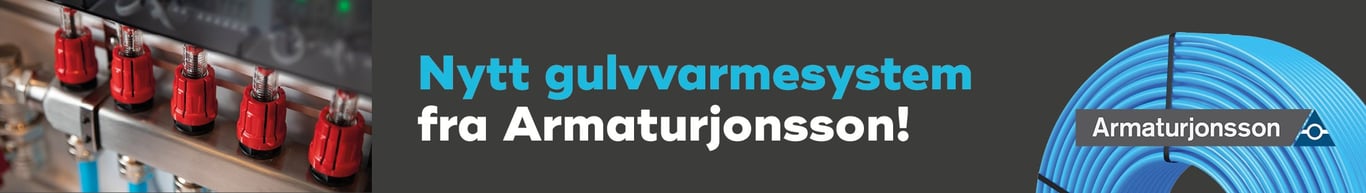 Nytt gulvvarmesystem fra Armaturjonsson