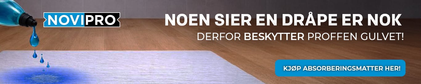 Novipro absorberingsmatte | Brødrene Dahl