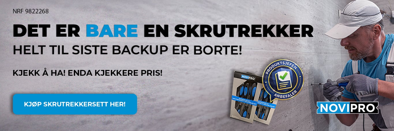 Novipro | skrutrekker sett|  Brødrene Dahl