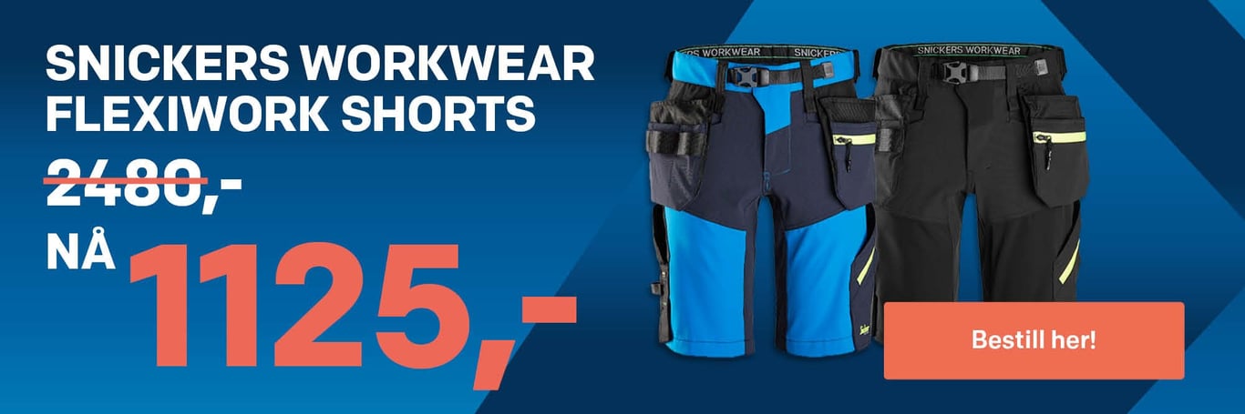 Snickers workwear shorts tilbud