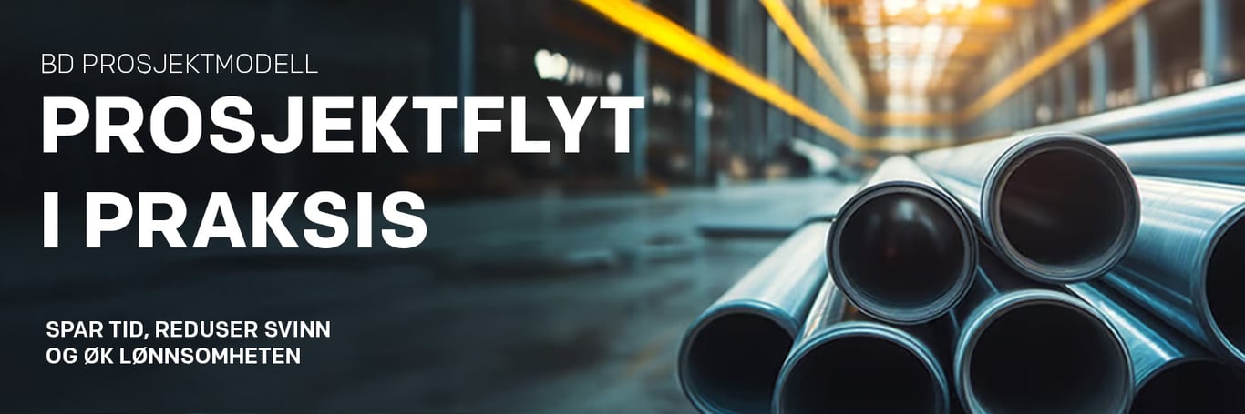 Bilde av rørsystemer på byggeplass bd prosjektmodell