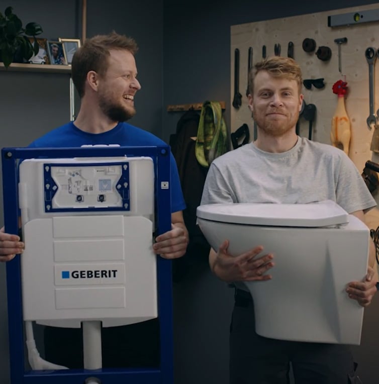 Porsgrund + Geberit | Brødrene Dahl