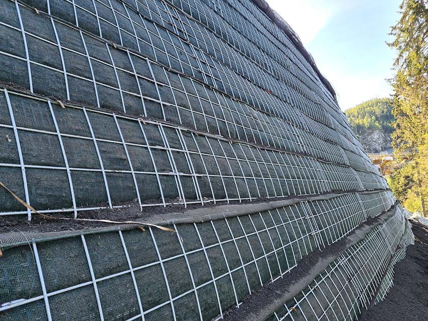 Geosyntia | geoteknikk | støttekonstruksjoner | Brødrene Dahl