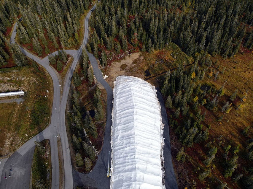 Snølagring | spesialprodukter | geoteknikk | Brødrene Dahl