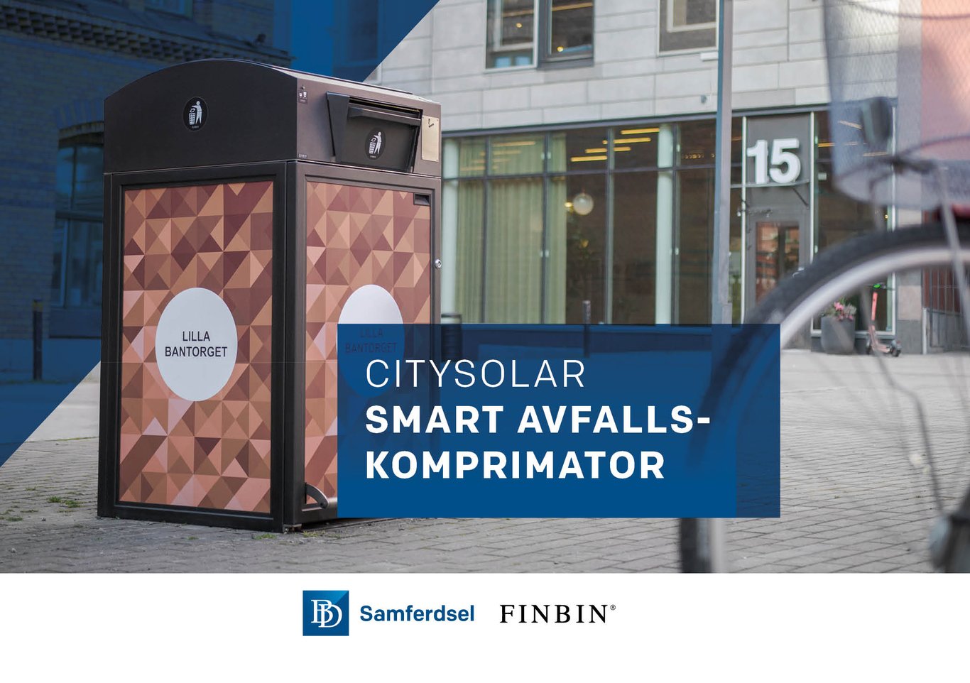 CitySolar avfallskomprimator