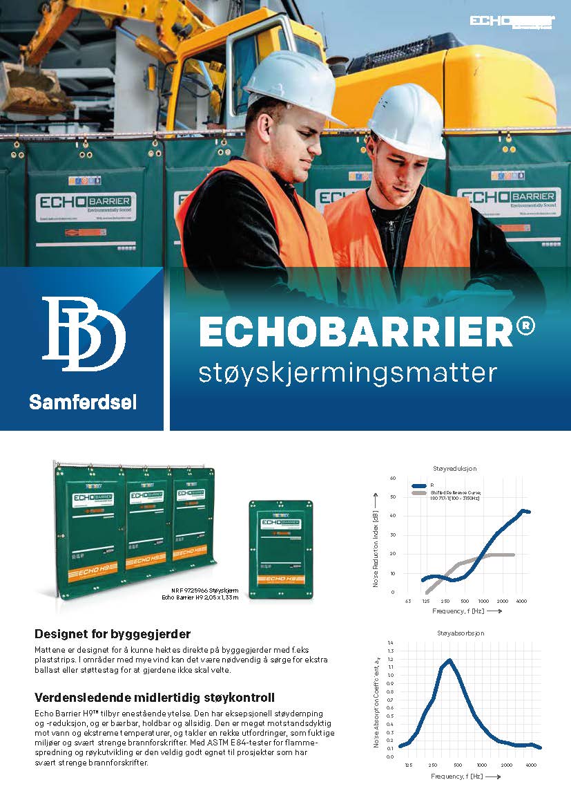 EchoBarrier Støyskjermingsmatter