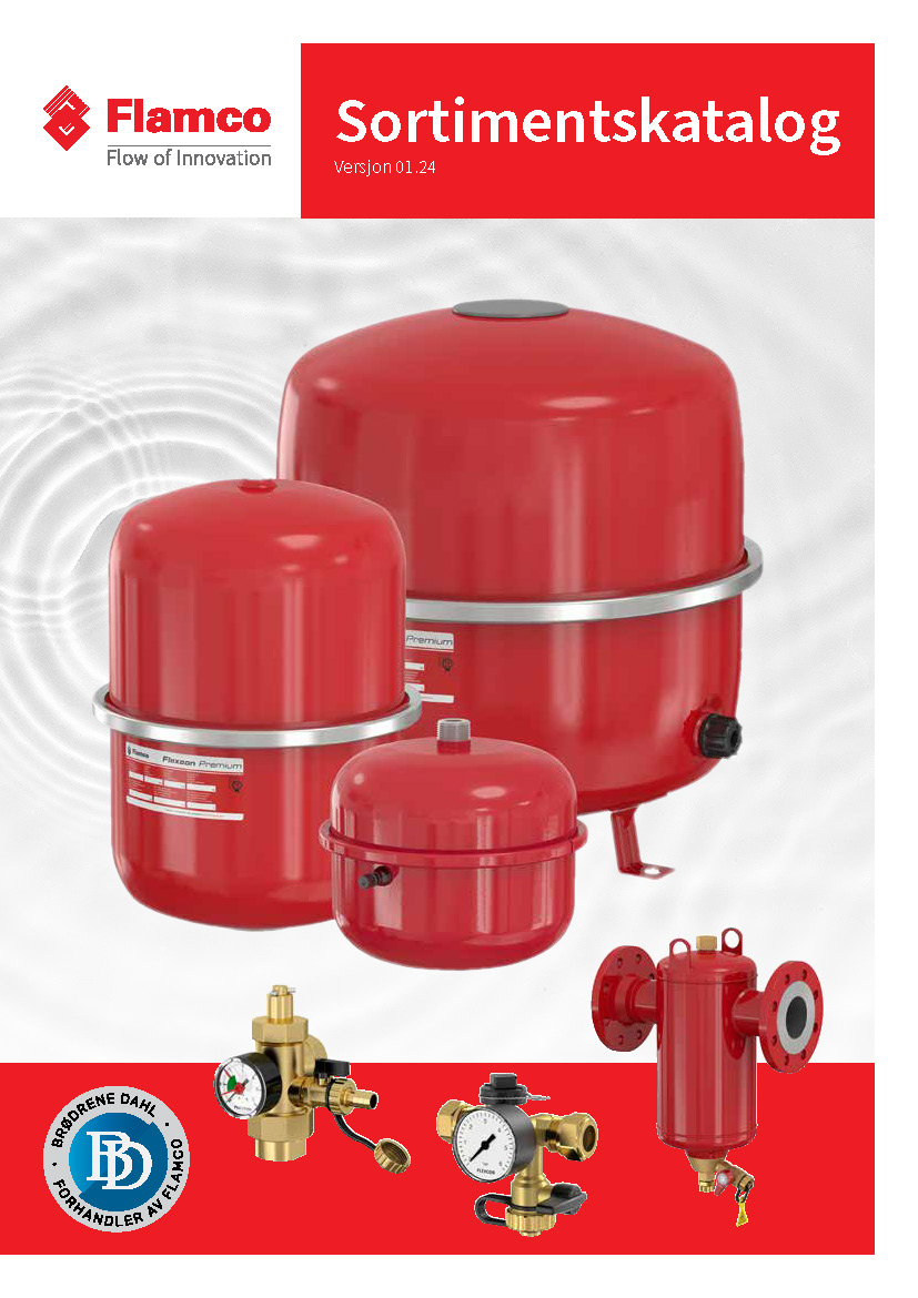 Flamco sortimentskatalog - versjon 01.24