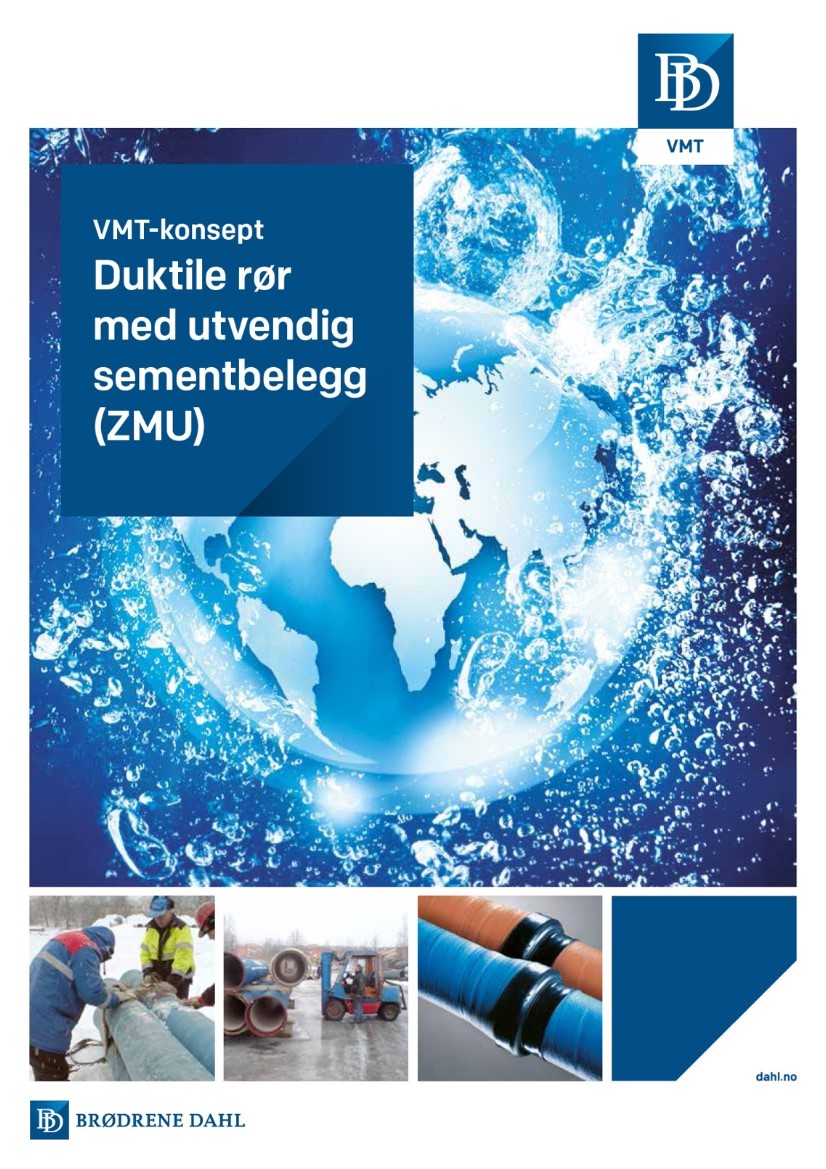 Duktile rør med ZMU