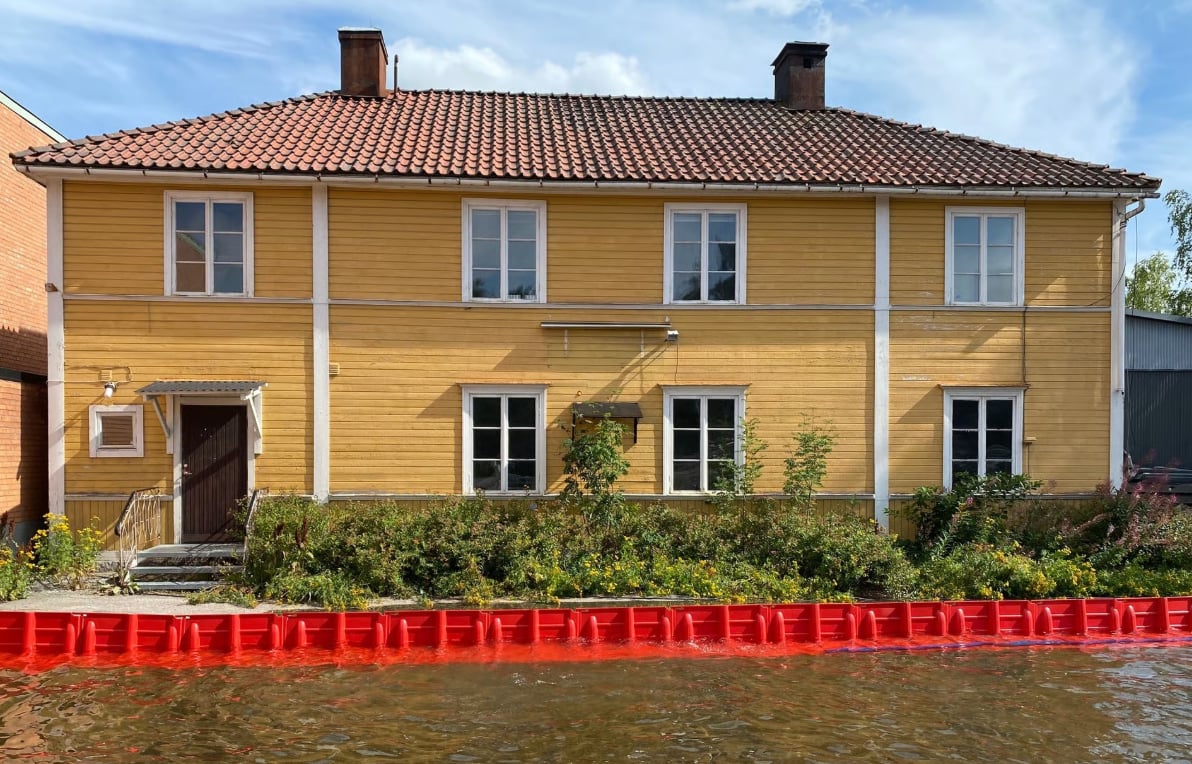 Barriere mot flom